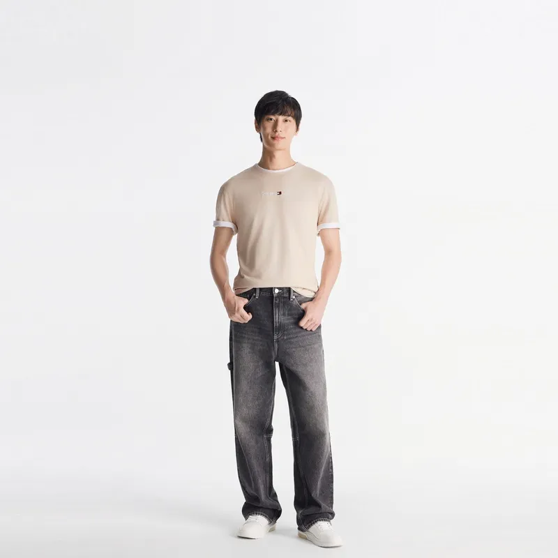 Tommy Hilfiger SS23 T Shirt Men's Khaki-4