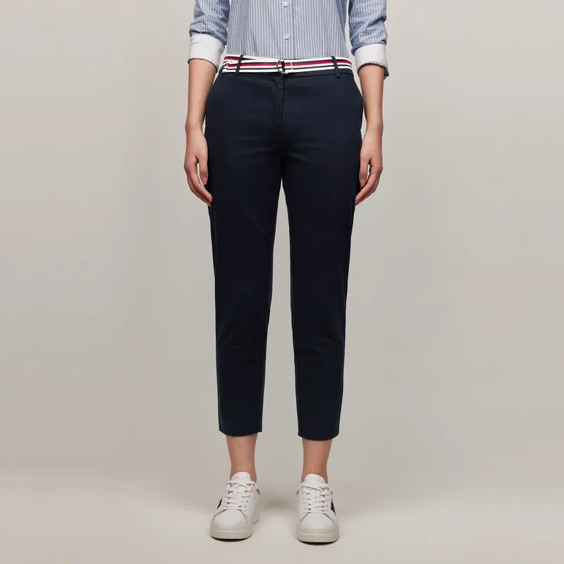 Tommy Hilfiger Casual Pants Women's Navy Blue-2