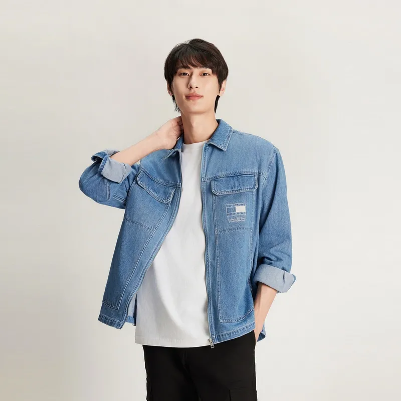 Tommy Hilfiger Denim Jacket Men's Denim Blue-2