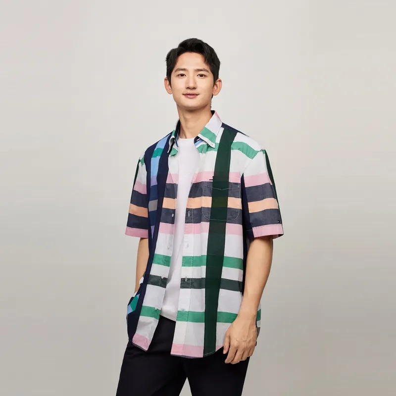 Tommy Hilfiger Shirt Men's Multicolor Plaid-2
