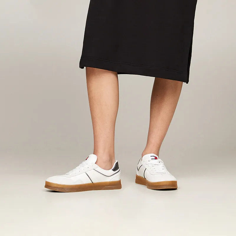 Tommy Hilfiger Low Top Casual Shoes Women's Ecru-5