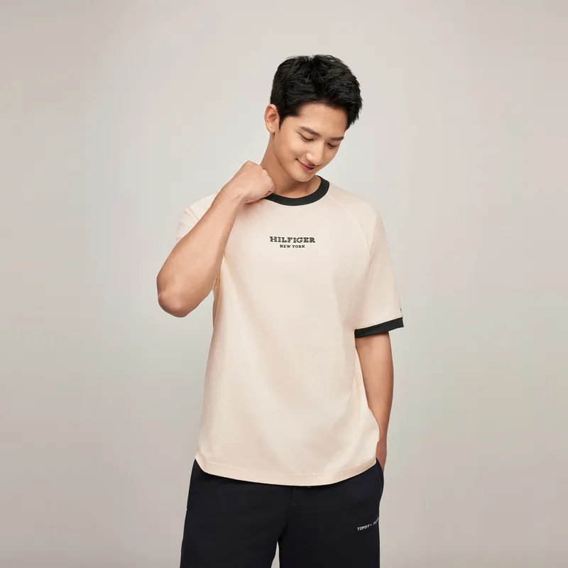 Tommy Hilfiger T Shirt Men's Ecru-2