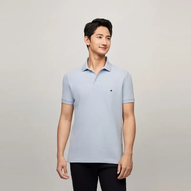 Tommy Hilfiger Logo patch Polo Shirt-7