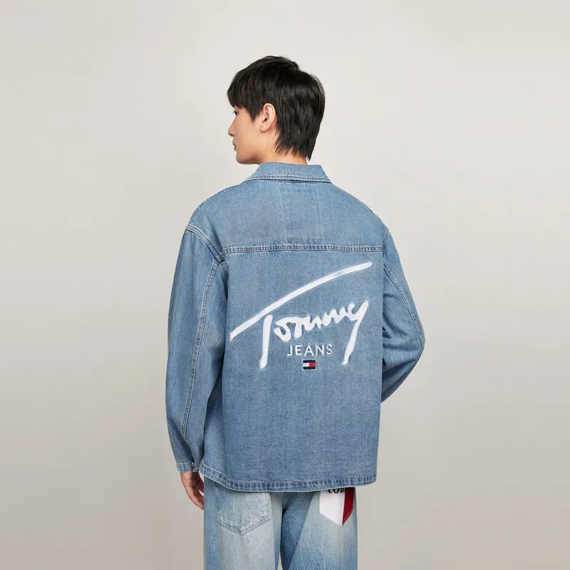 Tommy Hilfiger Denim Jacket Men's Denim Blue-3