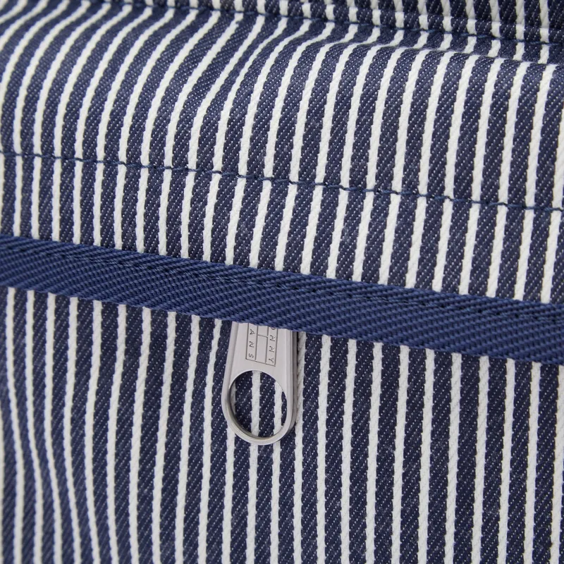Tommy Hilfiger Polyester Backpack Large Size Men's Blue White Stripes-3