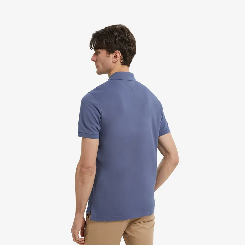 Tommy Hilfiger Logo embroidered Cotton Polo Shirt-3