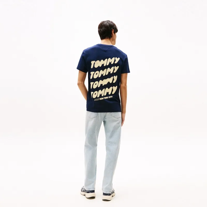 Tommy Hilfiger T-Shirt Unisex Navy Blue-3