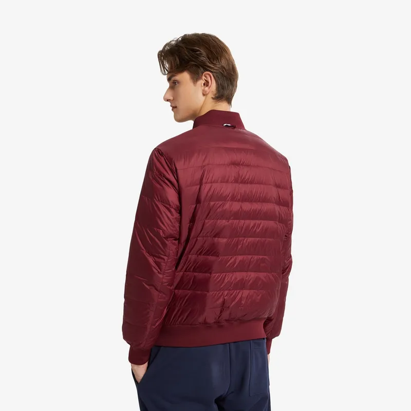 Tommy Hilfiger Down Jacket Men's Dark Blue/Burgundy-7