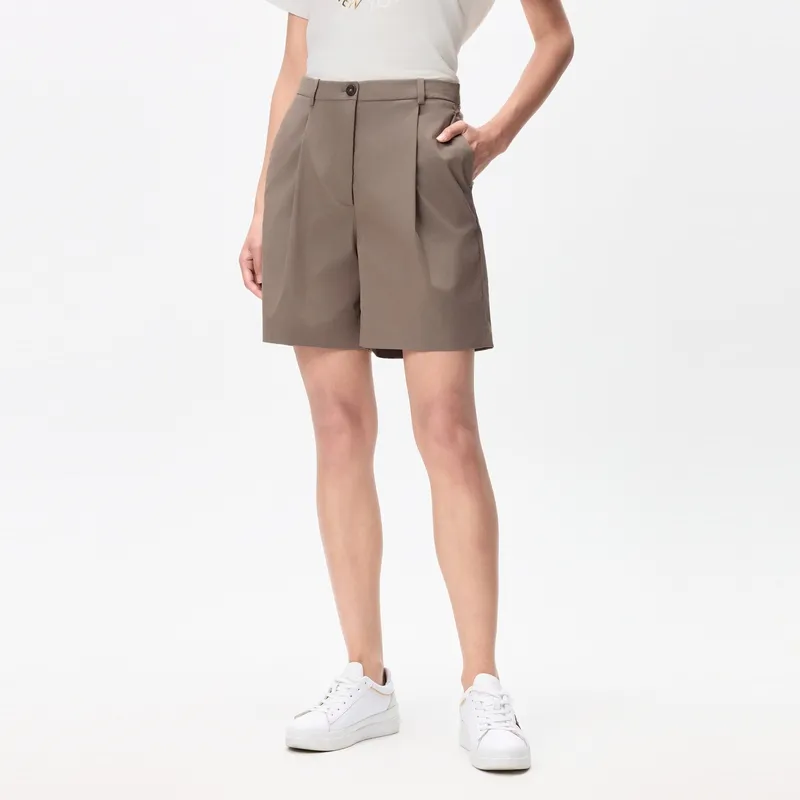 Tommy Hilfiger Casual Shorts Women's Coffee-2