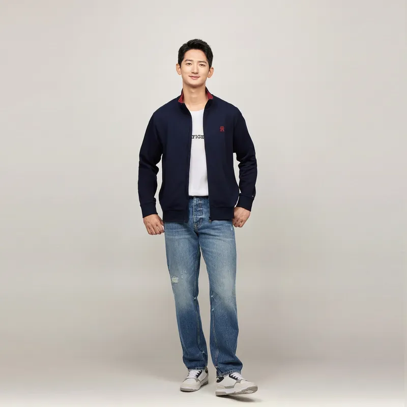 Tommy Hilfiger Sweatshirt Men's Navy Blue-4