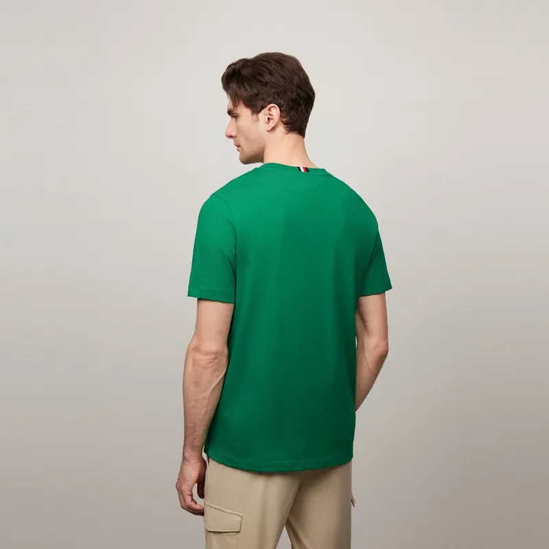 Tommy Hilfiger Th Monogram embroidered T shirt-24