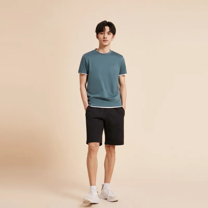 Tommy Hilfiger Logo embroidered T shirt-4