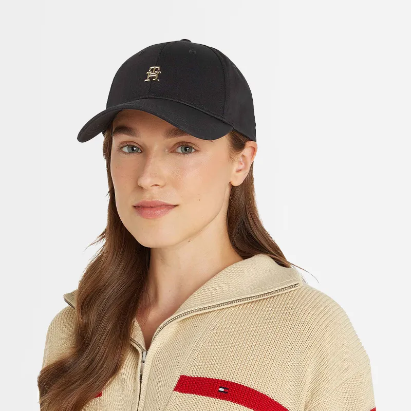 Tommy Hilfiger Striped Baseball Cap-5