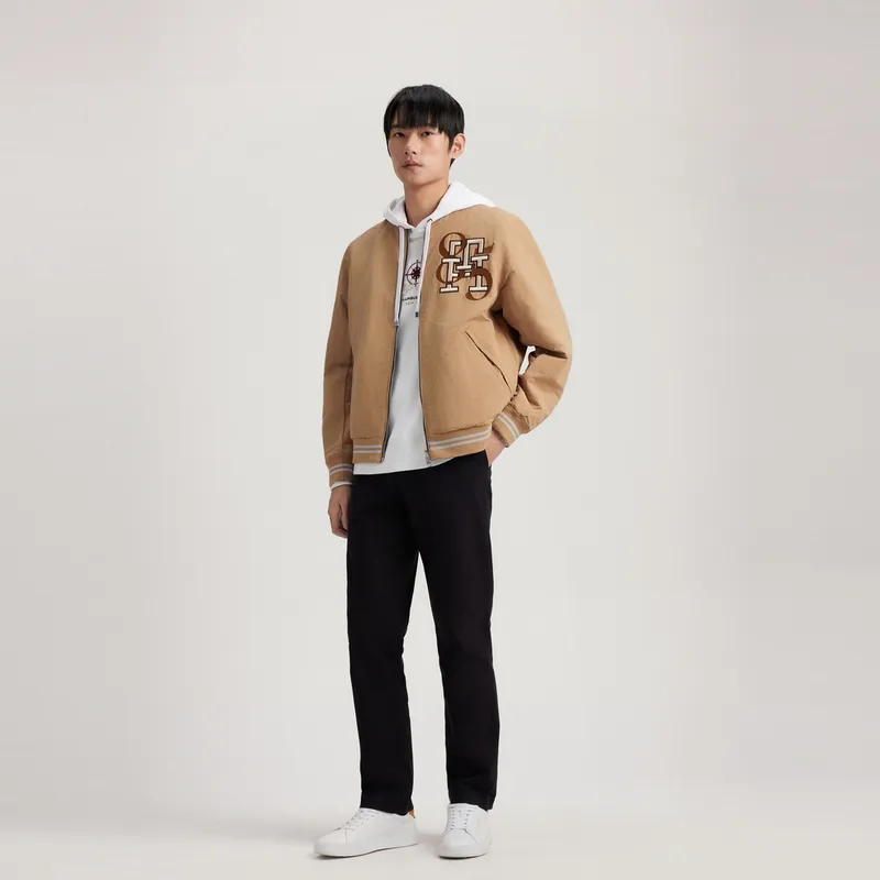 Tommy Hilfiger Jacket Men's Khaki/Black White-8