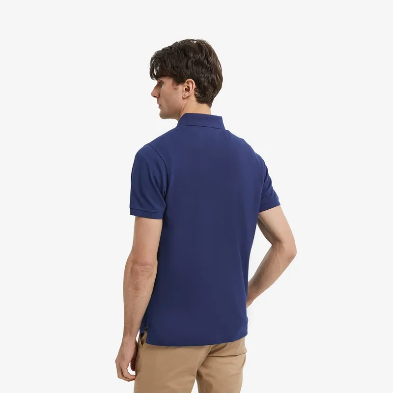 Tommy Hilfiger 1985 Series Polo Shirt Men's Deep Sea Blue-3