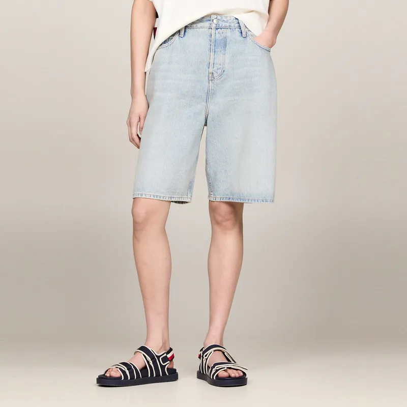 Tommy Hilfiger Denim Shorts Women's Denim Blue-2