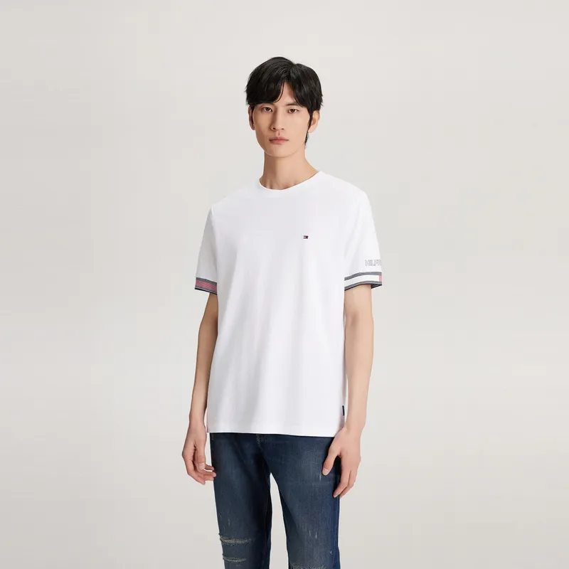 Tommy Hilfiger Logo-embroidered T-shirt-12