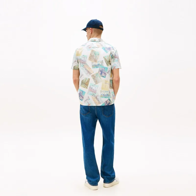 Tommy Hilfiger Shirts Men White Print YBL-3