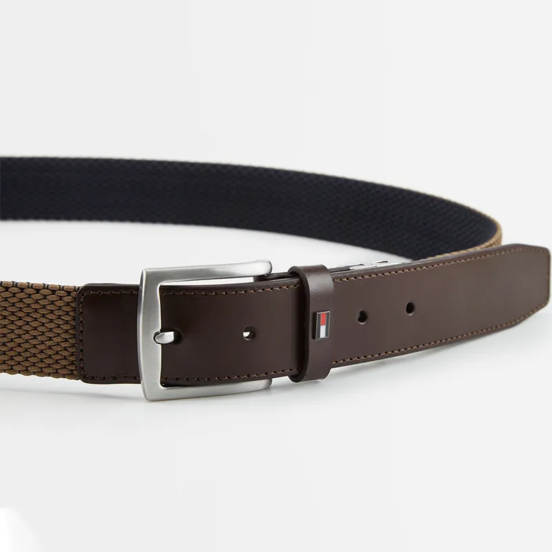 Tommy Hilfiger Split Cow Leather Belts Men's 3.5cm-2