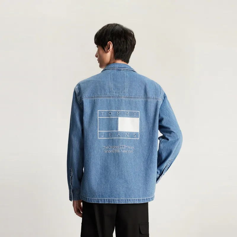 Tommy Hilfiger Denim Jacket Men's Denim Blue-4