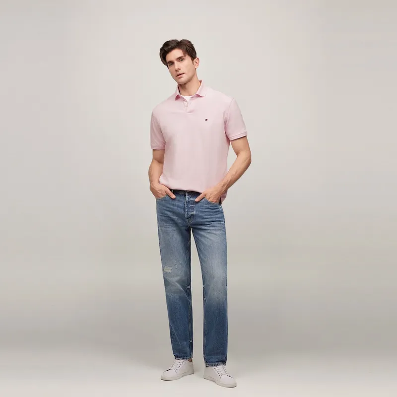 Tommy Hilfiger Logo patch Polo Shirt-14