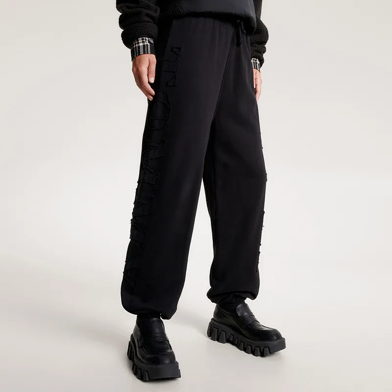 Tommy Hilfiger Knitted Sweatpants Women's Black BDS-2
