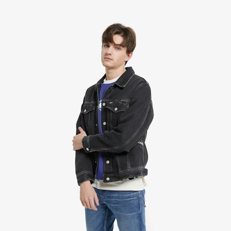 Tommy Hilfiger Denim Jackets Unisex Black-2
