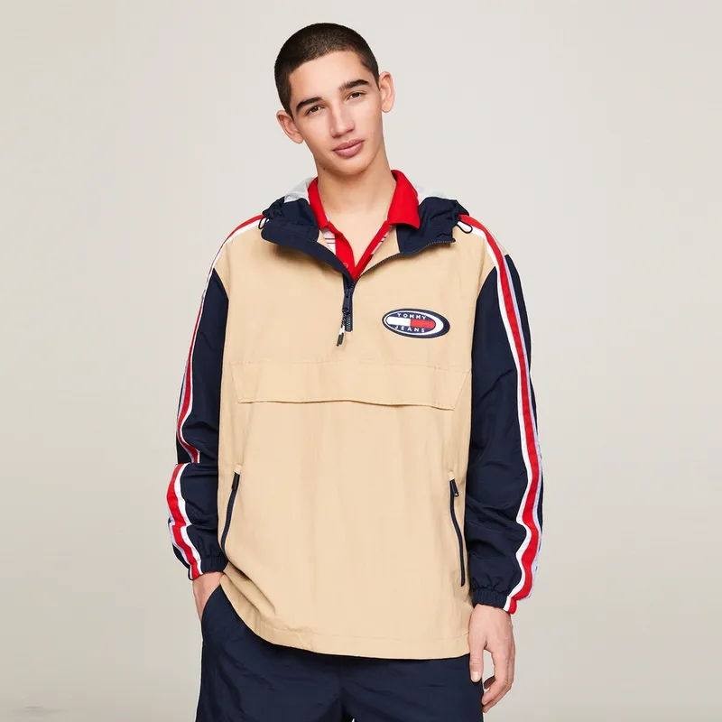 Tommy Hilfiger Jacket Men's Khaki Black Multicolor-1