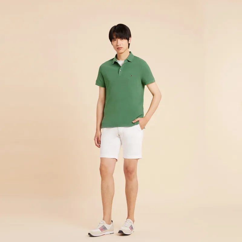 Tommy Hilfiger Logo embroidered Cotton Polo Shirt-38