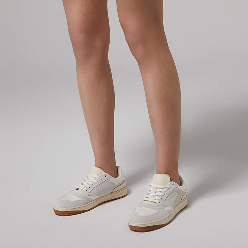 Tommy Hilfiger Low-Top Skateboard Shoes Women's Pink White-2