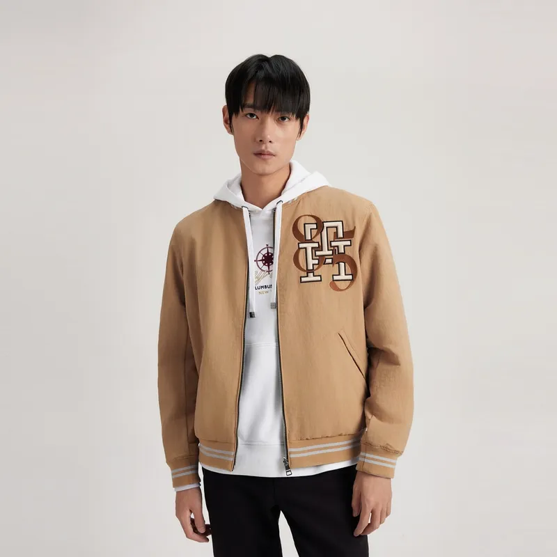 Tommy Hilfiger Jacket Men's Khaki/Black White-6
