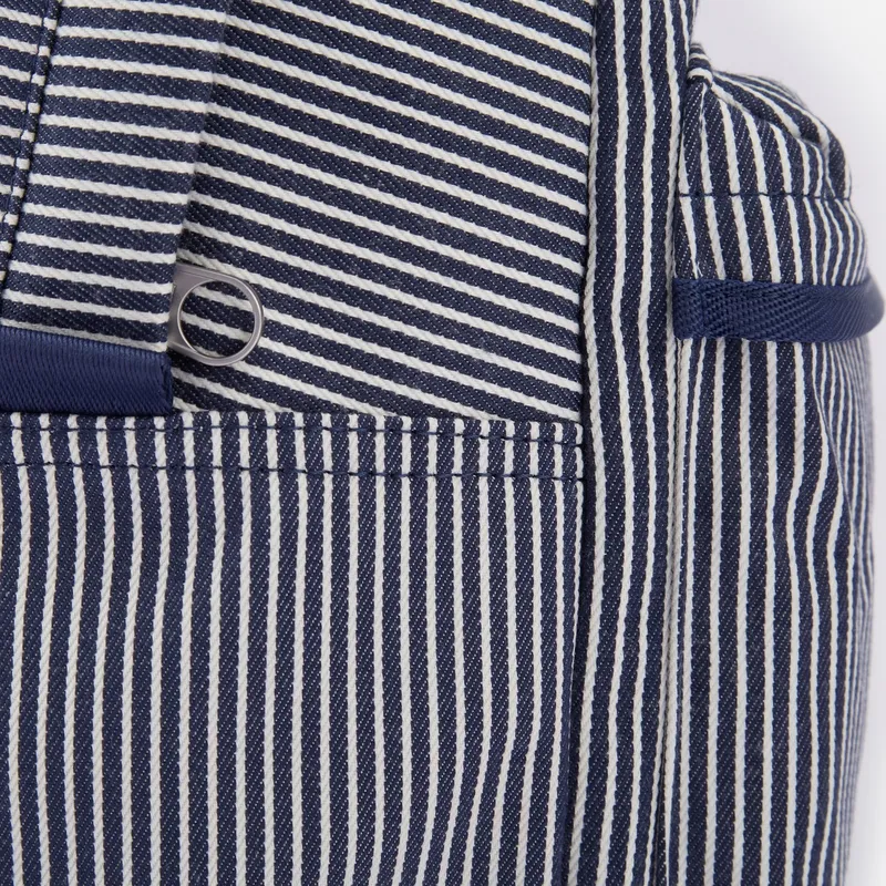 Tommy Hilfiger Polyester Backpack Large Size Men's Blue White Stripes-4