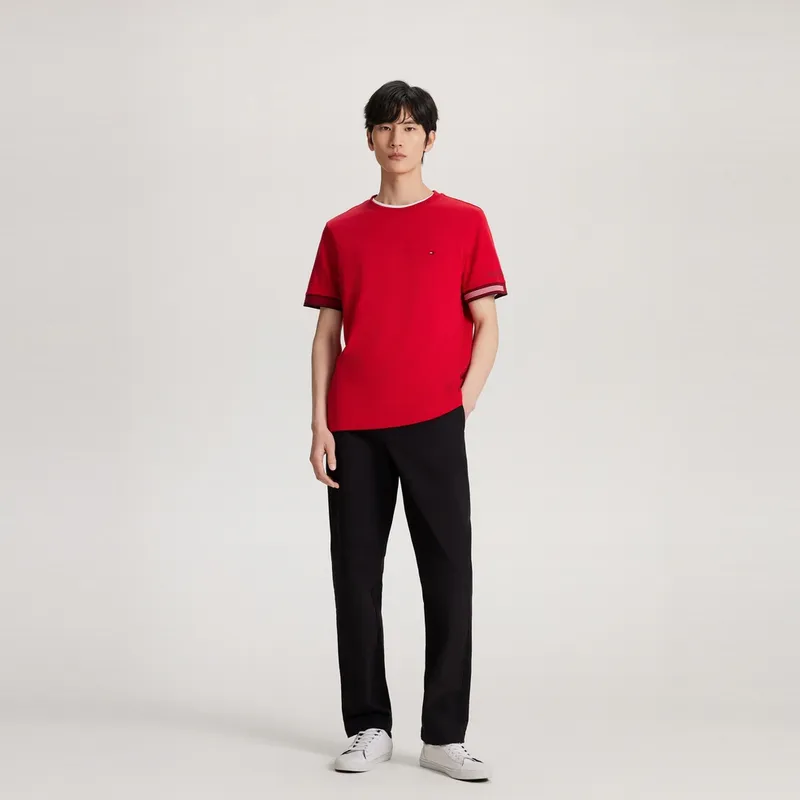 Tommy Hilfiger Logo-embroidered T-shirt-9