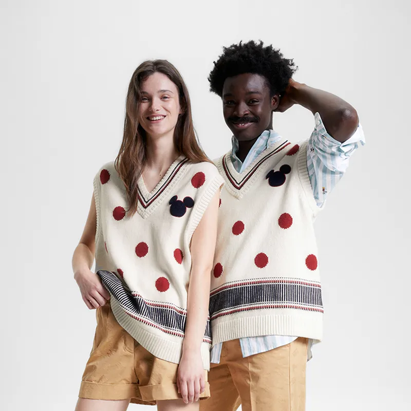 Disney X Tommy Hilfiger Tommy Hilfiger X DISNEY Co branded Series Sweaters Unisex White Print-2