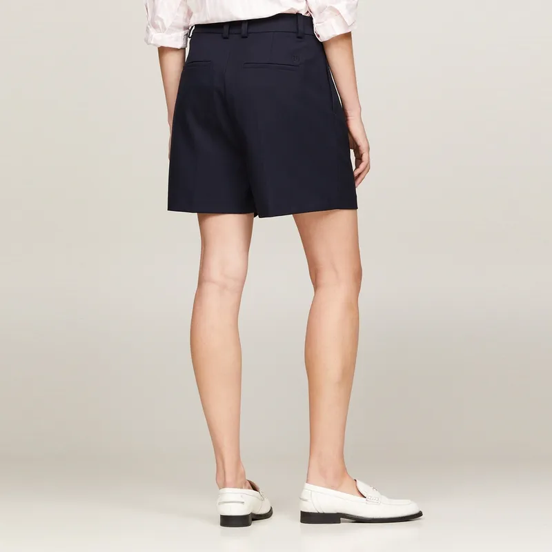Tommy Hilfiger Pleated Textured Shorts-3