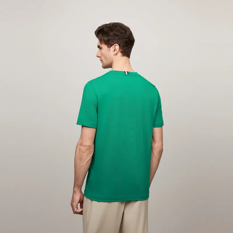 Tommy Hilfiger Logo embroidered T shirt-13
