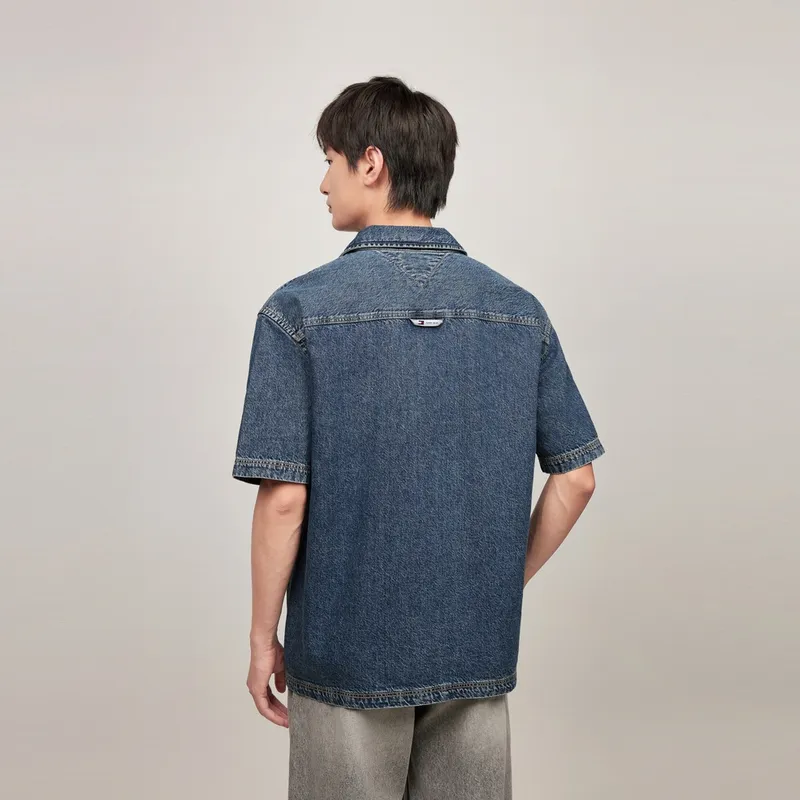 Tommy Hilfiger Shirt Men's Denim Blue-3