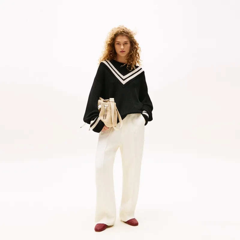 Tommy Hilfiger Pintuck Tailored Trousers-4