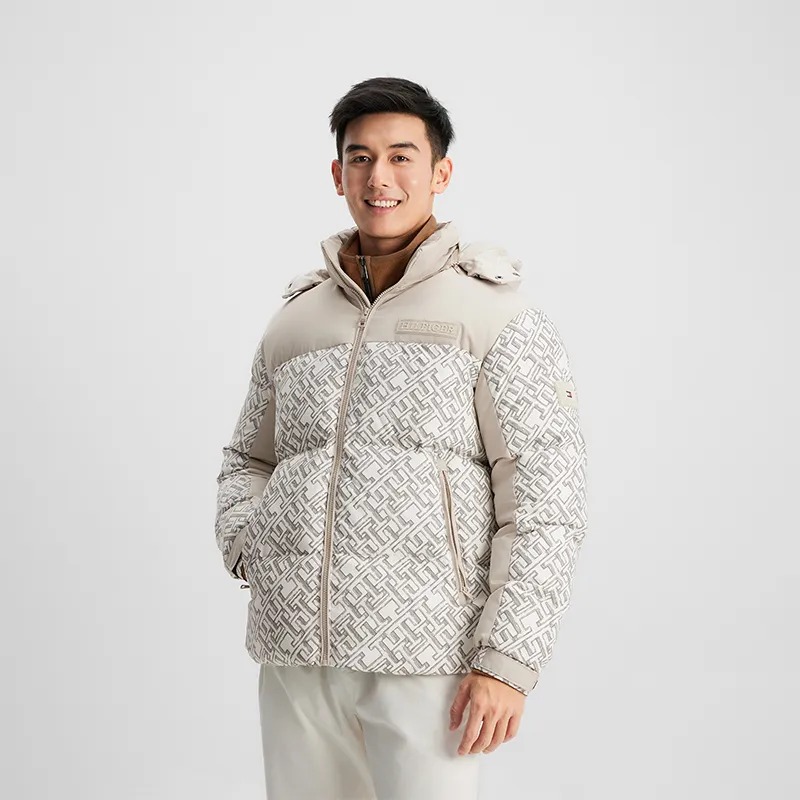 Tommy Hilfiger Puffy Down Jacket Men's Beige-5