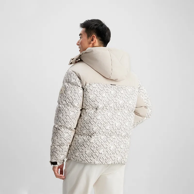 Tommy Hilfiger Puffy Down Jacket Men's Beige-4