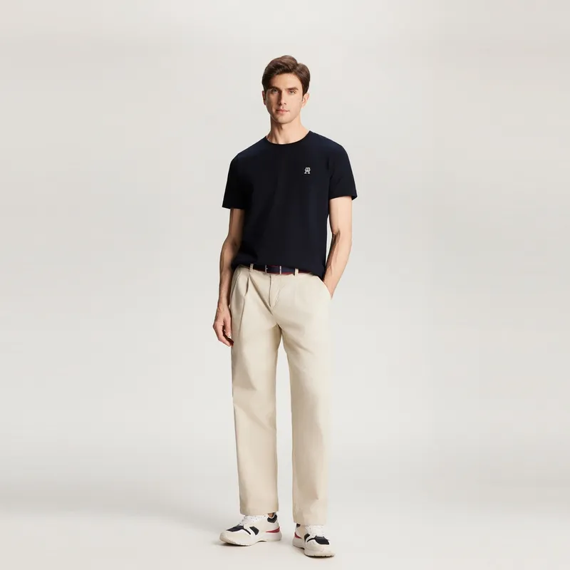 Tommy Hilfiger Th Monogram embroidered T shirt-9