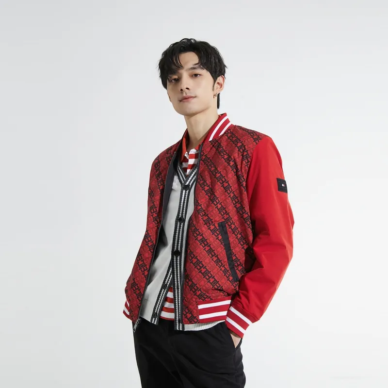 Tommy Hilfiger Jackets Unisex Red Black-6