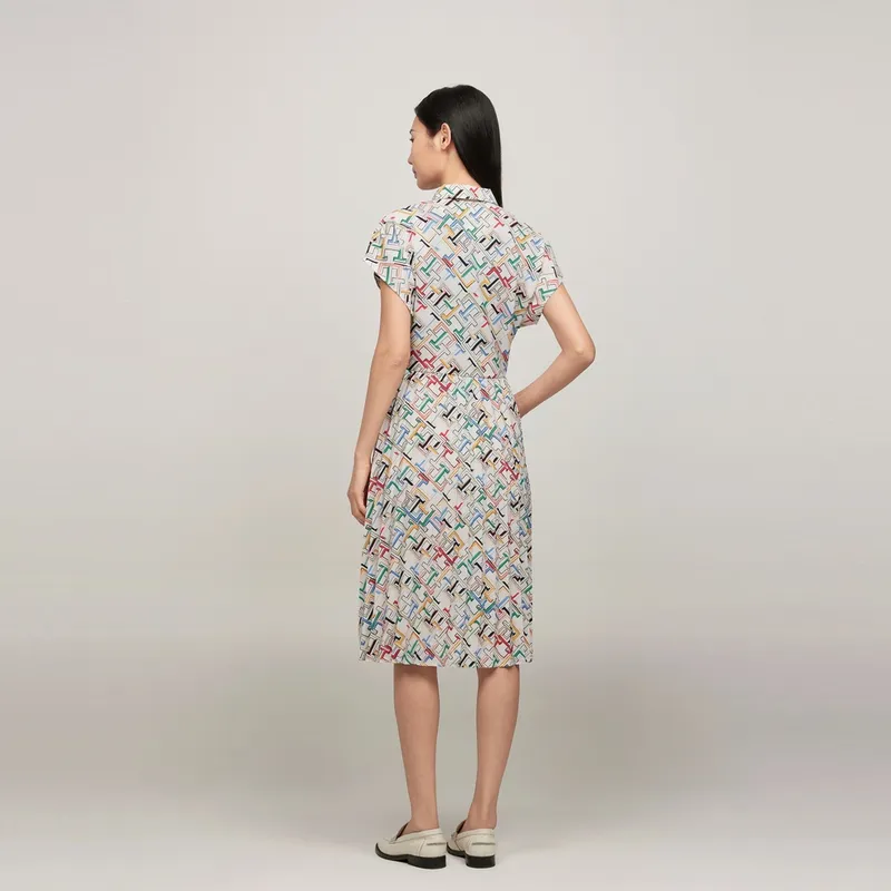 Tommy Hilfiger Short-Sleeved Dresses Women's Multicolor-3