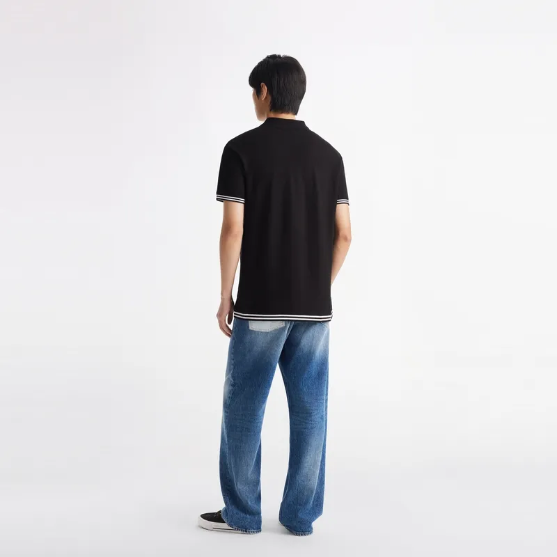 Tommy Hilfiger Polo Shirt Men's Black-2