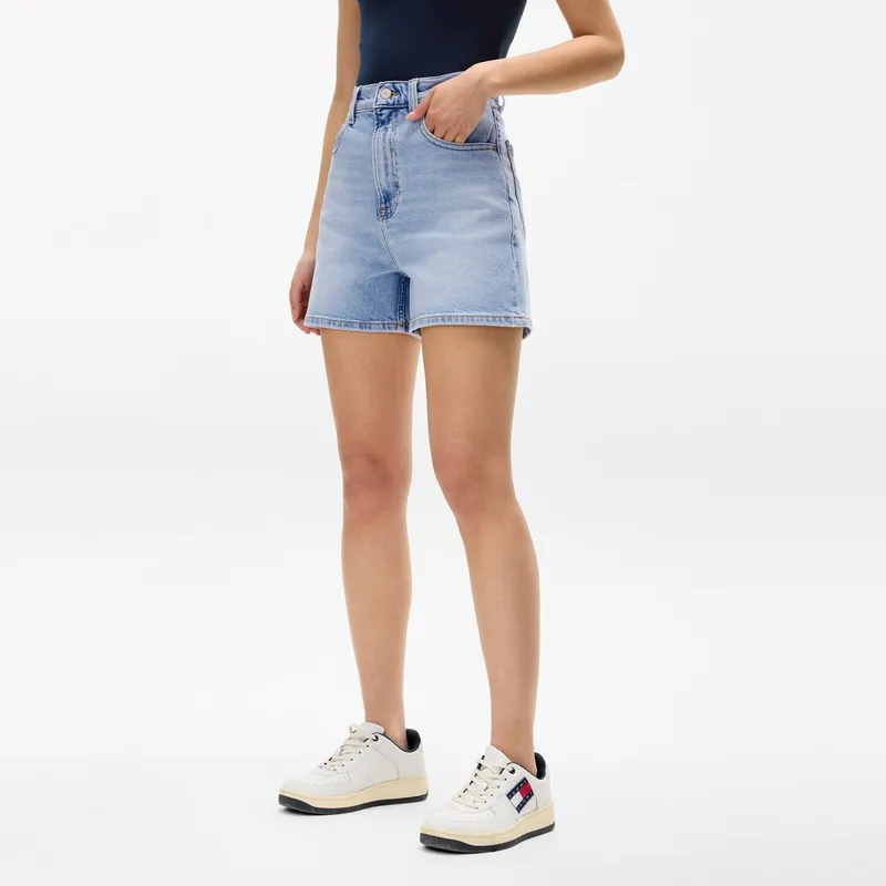 Tommy Hilfiger Denim Shorts Women's Denim Blue-2