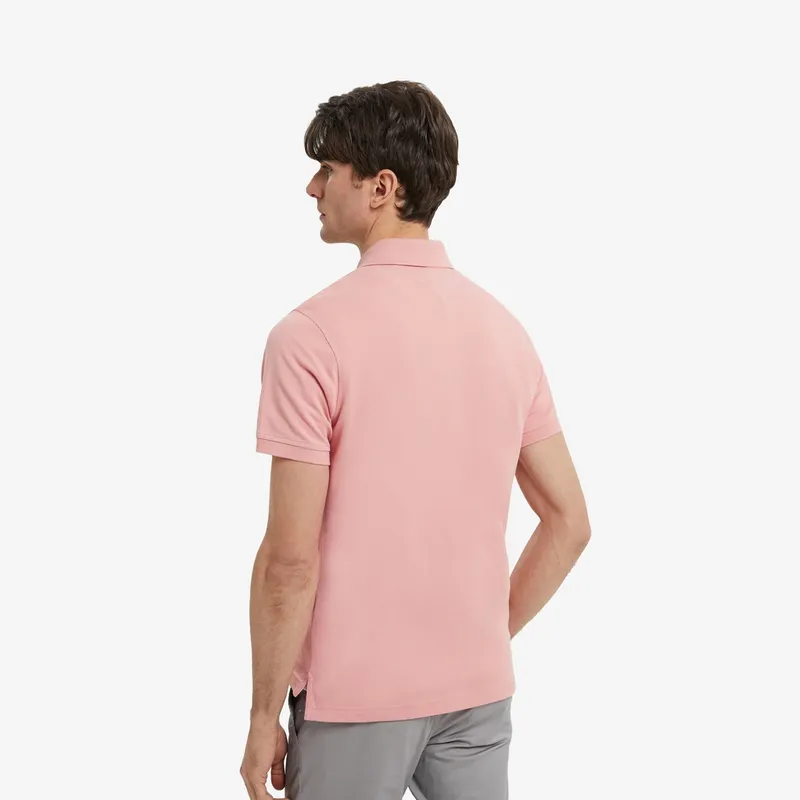 Tommy Hilfiger 1985 Series Polo Shirt Men's Rose Pink-3