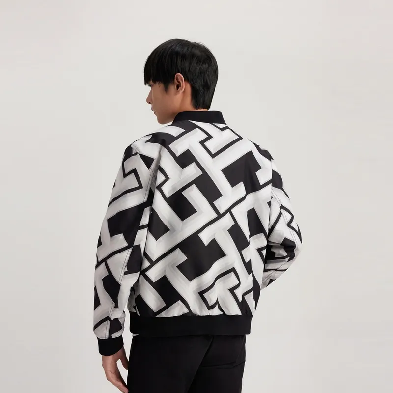 Tommy Hilfiger Jacket Men's Khaki/Black White-5