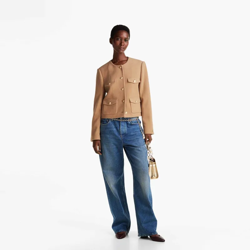Tommy Hilfiger Cropped Wool Jacket-4