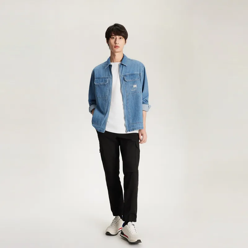 Tommy Hilfiger Denim Jacket Men's Denim Blue-3