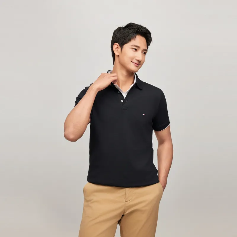 Tommy Hilfiger 1985 Series Polo Shirt Men's Black-2